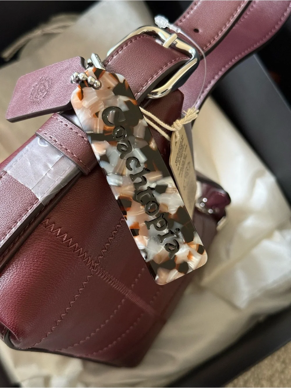 Coachtopia Small Slouchy Shoulder Bag (Alter Ego) Merlot Multi - NWT
